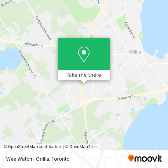 Wee Watch - Orillia map