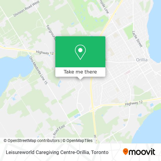 Leisureworld Caregiving Centre-Orillia map