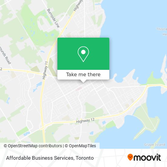 Affordable Business Services map