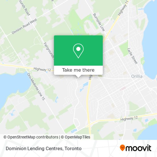 Dominion Lending Centres map