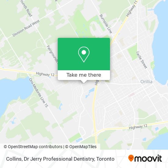 Collins, Dr Jerry Professional Dentistry map