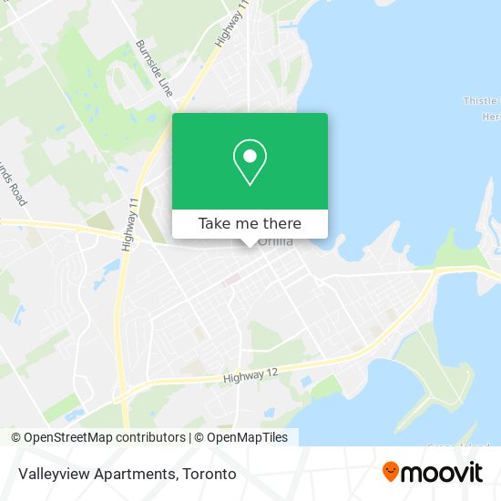 Valleyview Apartments map