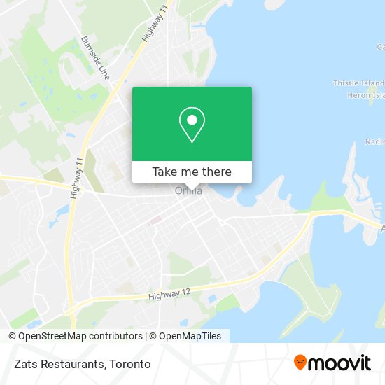 Zats Restaurants map