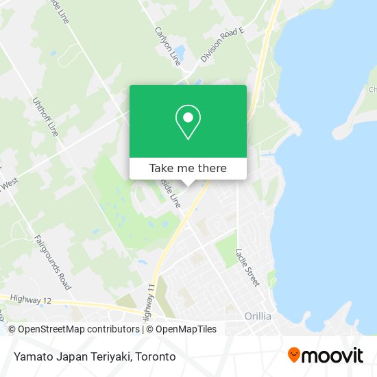 Yamato Japan Teriyaki map