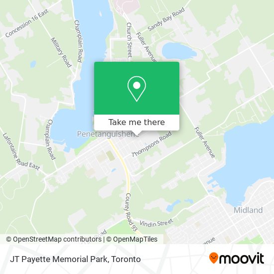 JT Payette Memorial Park map