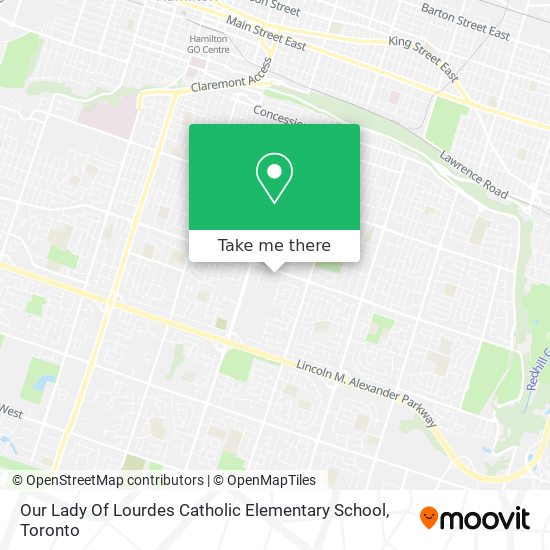 Our Lady Of Lourdes Catholic Elementary School map