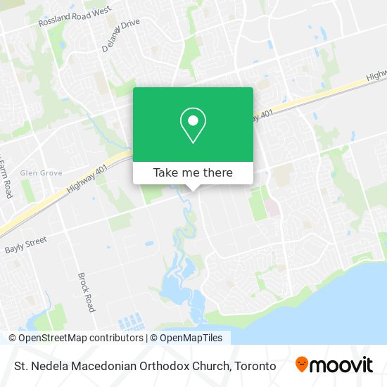 St. Nedela Macedonian Orthodox Church map