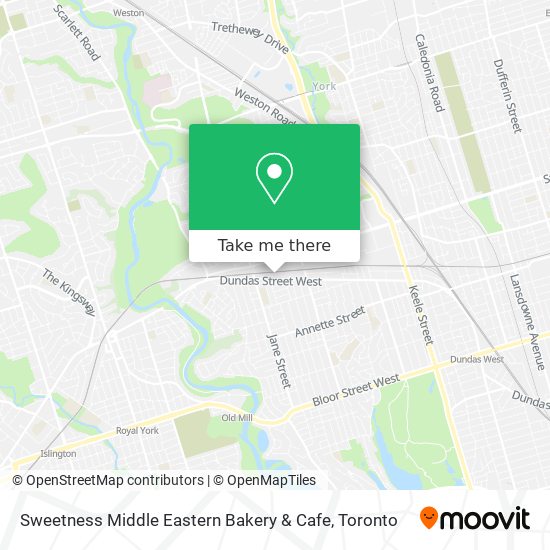Sweetness Middle Eastern Bakery & Cafe map