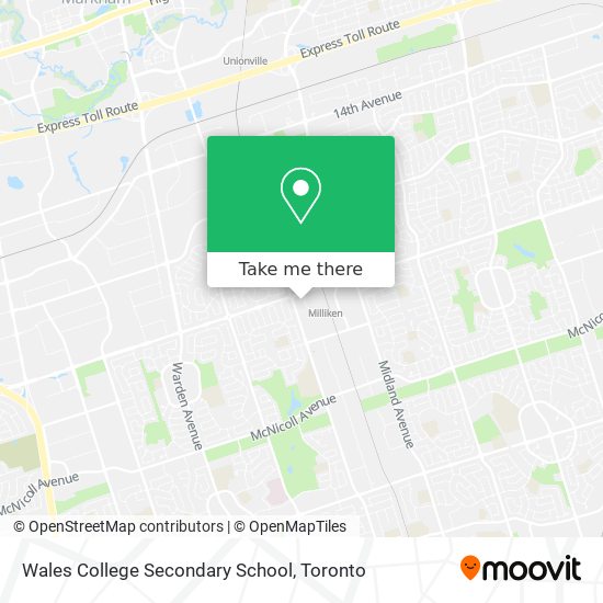 Wales College Secondary School map