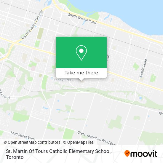 St. Martin Of Tours Catholic Elementary School map