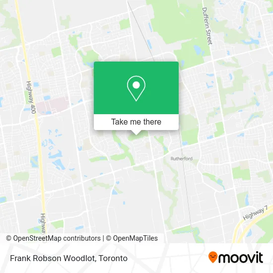 Frank Robson Woodlot map