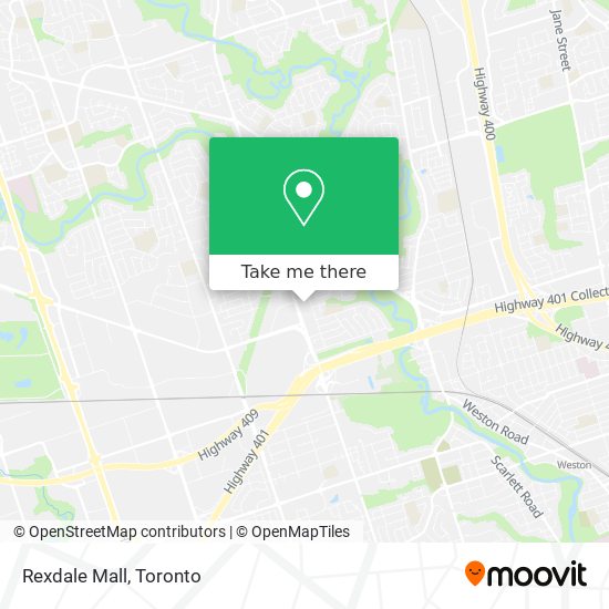 Rexdale Mall map