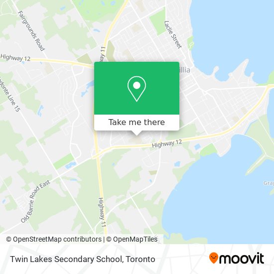 Twin Lakes Secondary School map