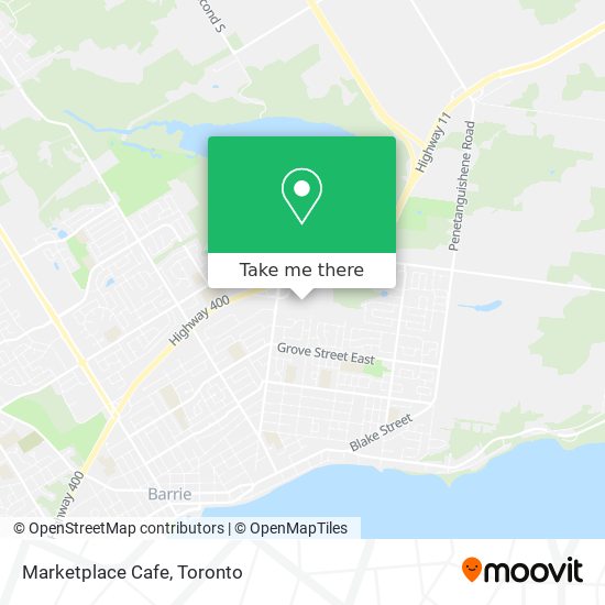 Marketplace Cafe map