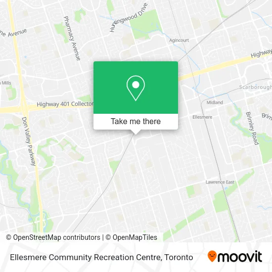 Ellesmere Community Recreation Centre map