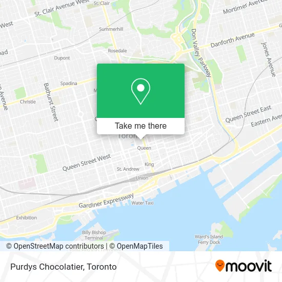 Purdys Chocolatier map