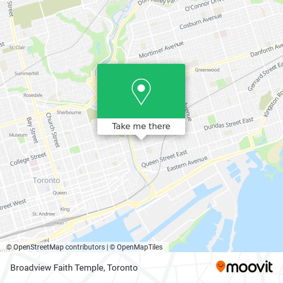 Broadview Faith Temple map