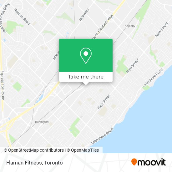 Flaman Fitness map