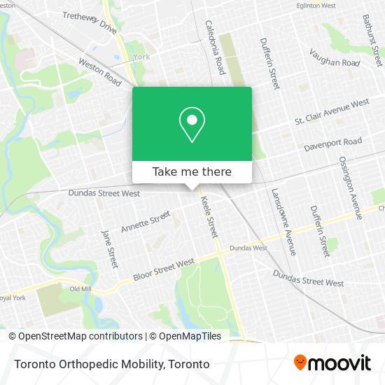 Toronto Orthopedic Mobility plan