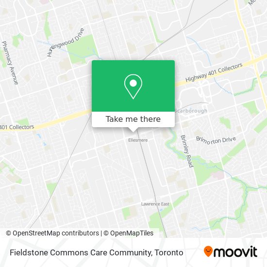 Fieldstone Commons Care Community map