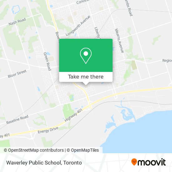 Waverley Public School map