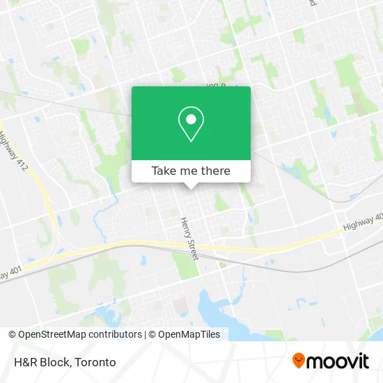 H&R Block map