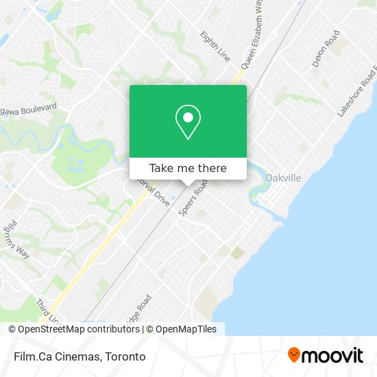 Film.Ca Cinemas map