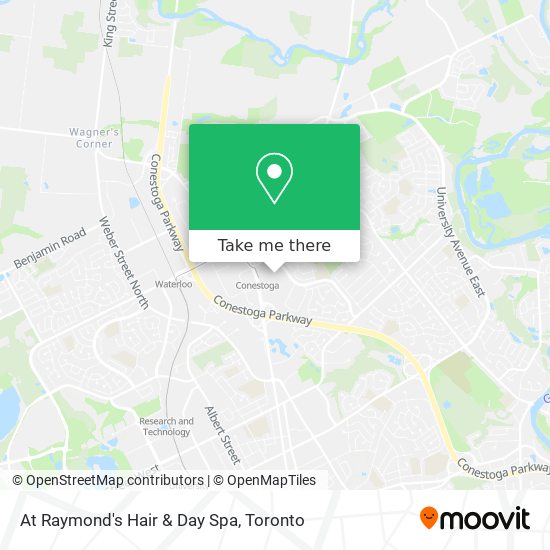 At Raymond's Hair & Day Spa map