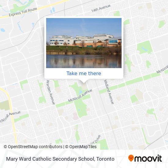 Mary Ward Catholic Secondary School map