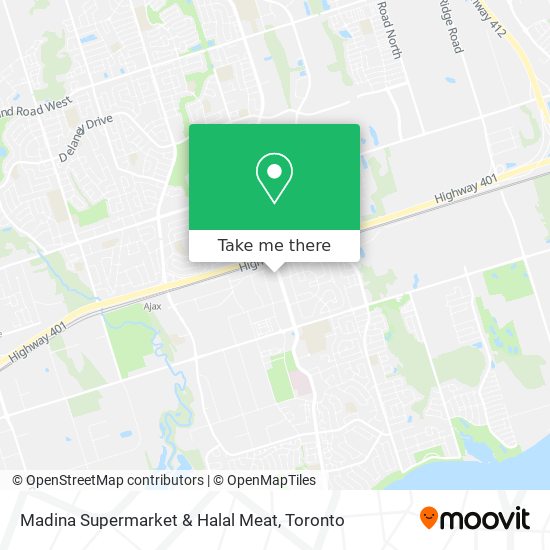 Madina Supermarket & Halal Meat plan