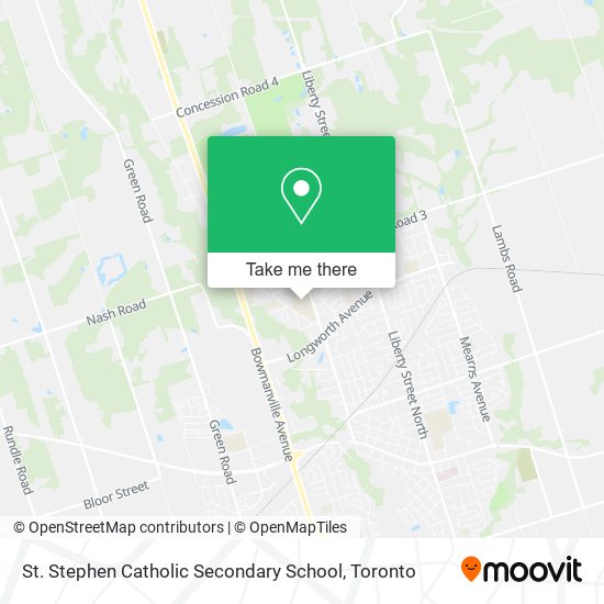 St. Stephen Catholic Secondary School map