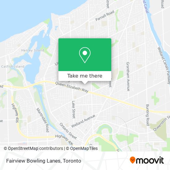 Fairview Bowling Lanes map