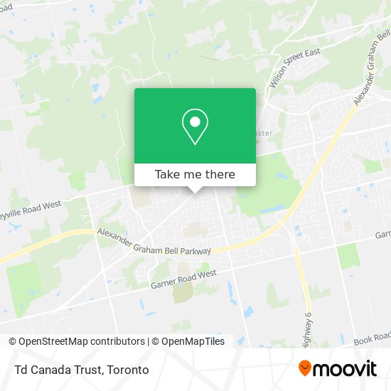 Td Canada Trust map