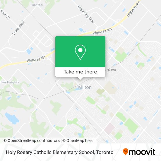 Holy Rosary Catholic Elementary School map