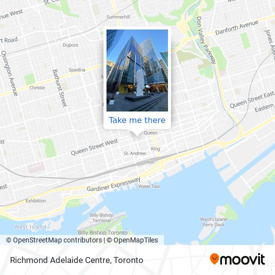 Richmond Adelaide Centre map