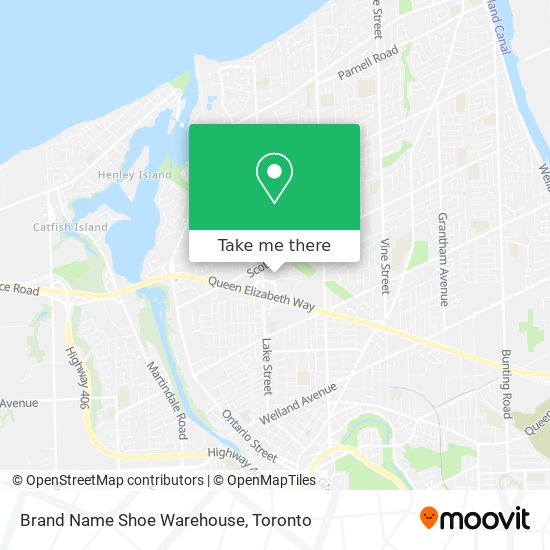 Brand Name Shoe Warehouse map