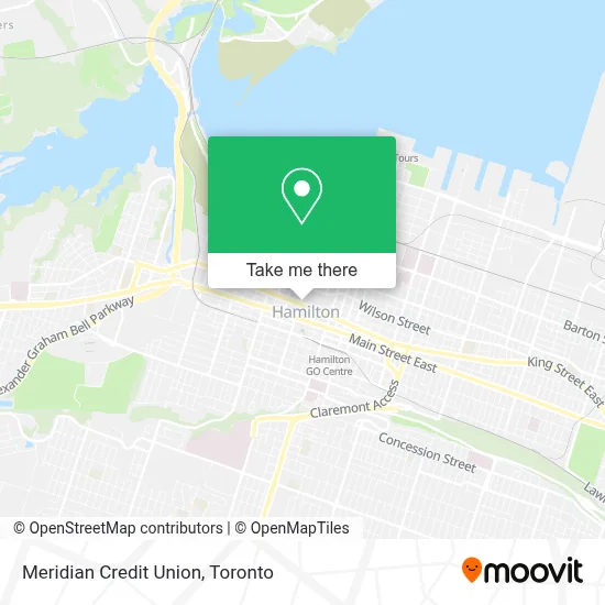 Meridian Credit Union map