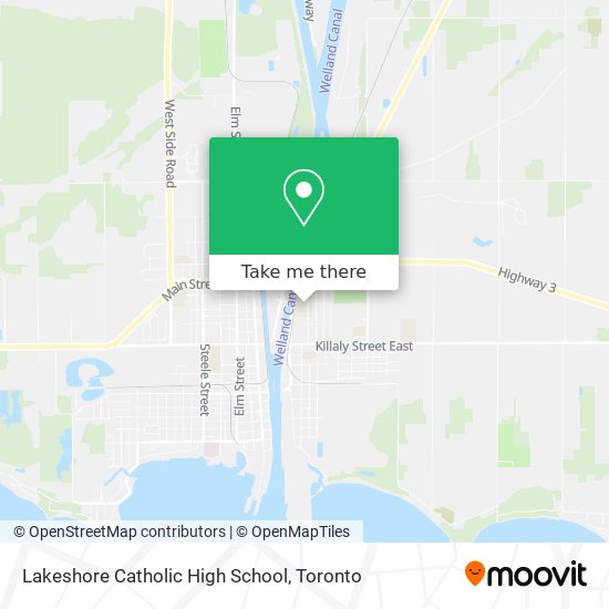 Lakeshore Catholic High School map