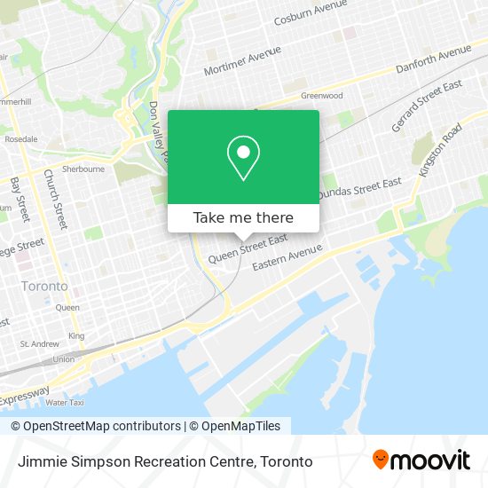 Jimmie Simpson Recreation Centre map