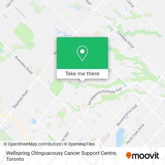 Wellspring Chinguacousy Cancer Support Centre plan