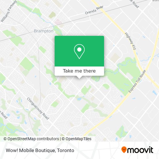 Wow! Mobile Boutique map