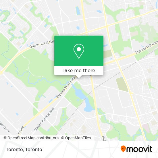 Toronto map