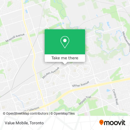 Value Mobile map