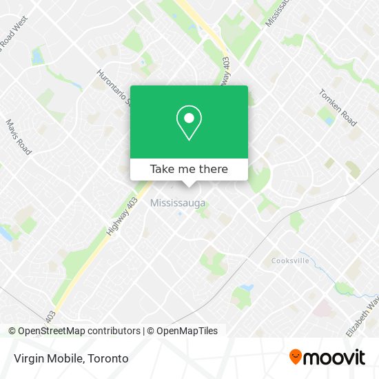 Virgin Mobile map