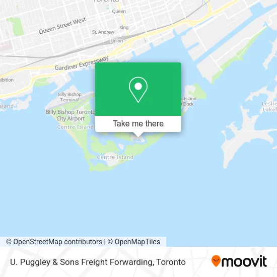 U. Puggley & Sons Freight Forwarding map