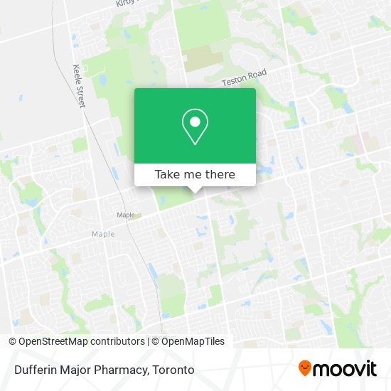 Dufferin Major Pharmacy plan