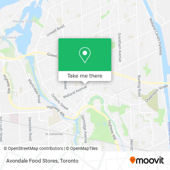 Avondale Food Stores map