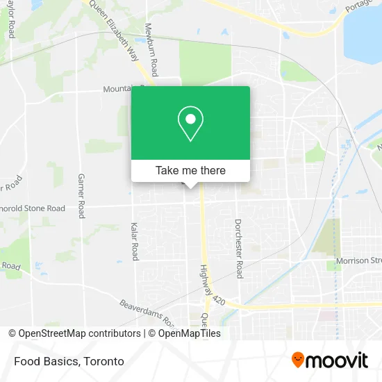 Food Basics map