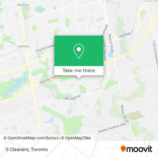 S Cleaners map