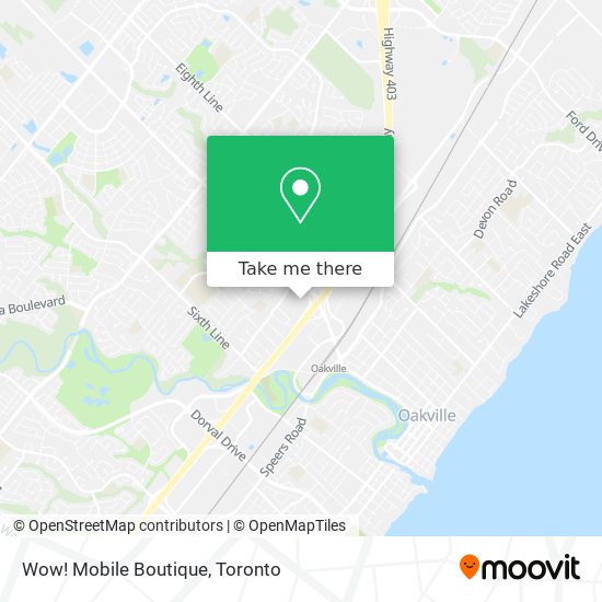 Wow! Mobile Boutique map